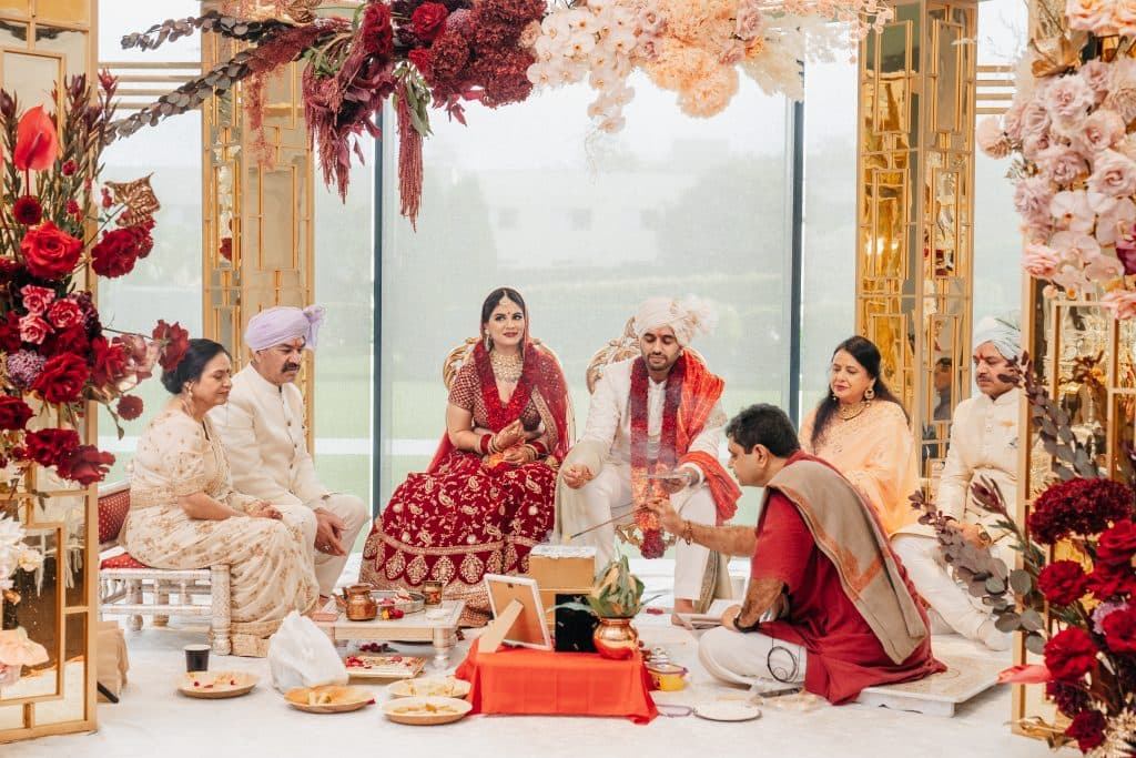 Catering for the main wedding-day ceremony celebration