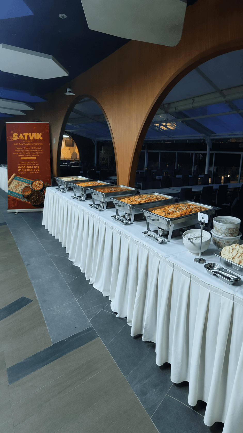 Recent wedding catering — details pending confirmation