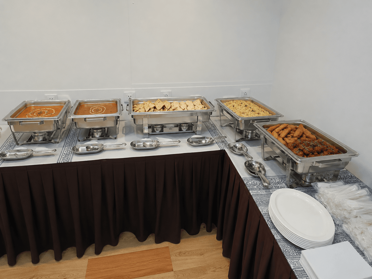 Recent wedding catering — details pending confirmation